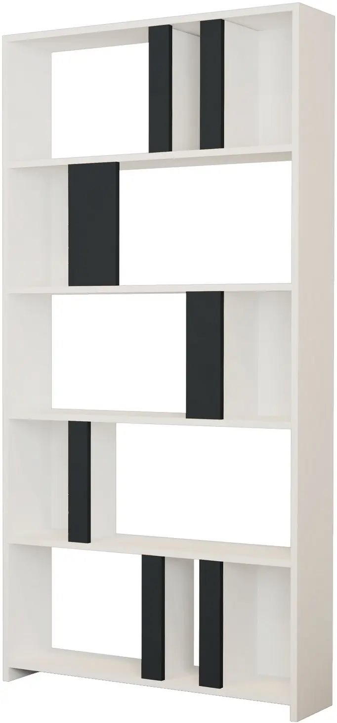 Стеллаж Mirage Meble Lima White/Anthracite