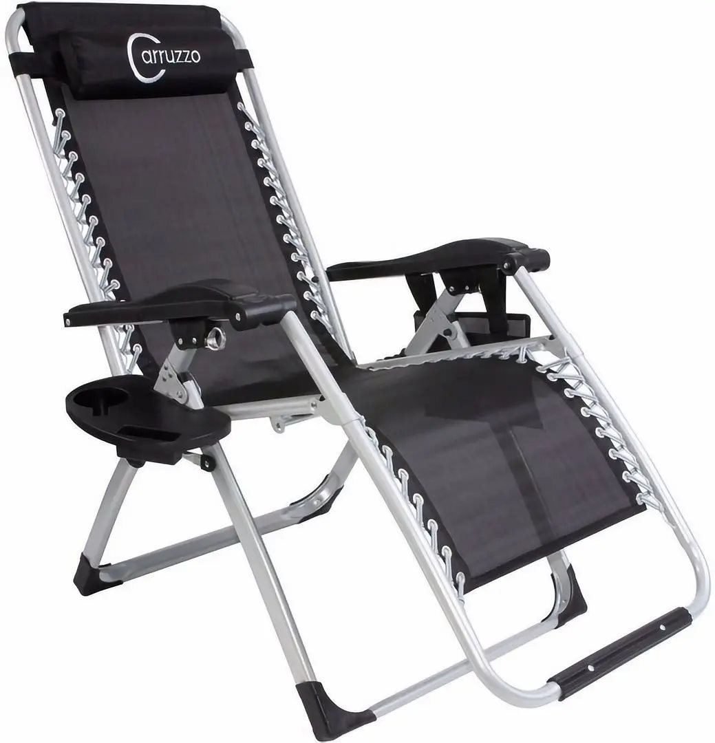 Шезлонг Carruzzo Premium L66Z2, Black