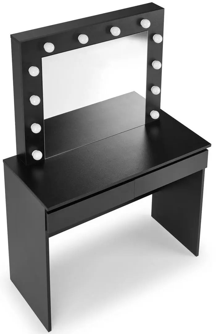 Туалетный столик с подсветкой Halmar Hollywood Black