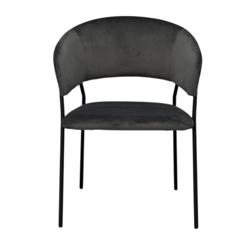 Стул для кухни Evelin YTC-097 B UF BLU-14, Dark grey