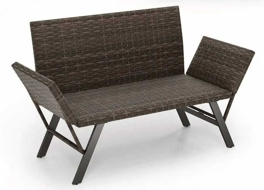 Canapea de gradină Costway NP12098GR (Grey Melange)