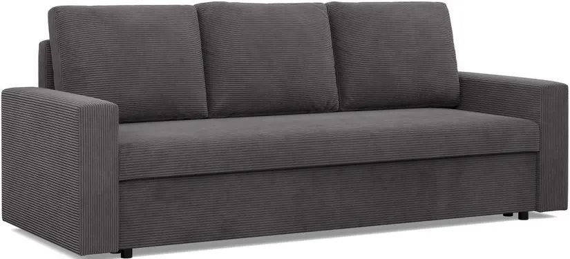 Диван Magnifico Meble Neo Straight 3 Bonell Poso 022, Dark Grey