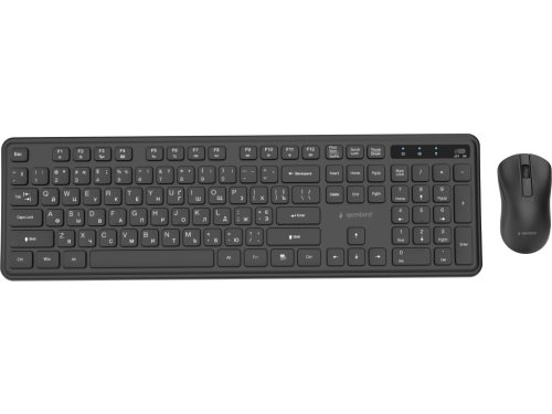 Set wireless Gembird KBS-WPS-01-CYRL Black