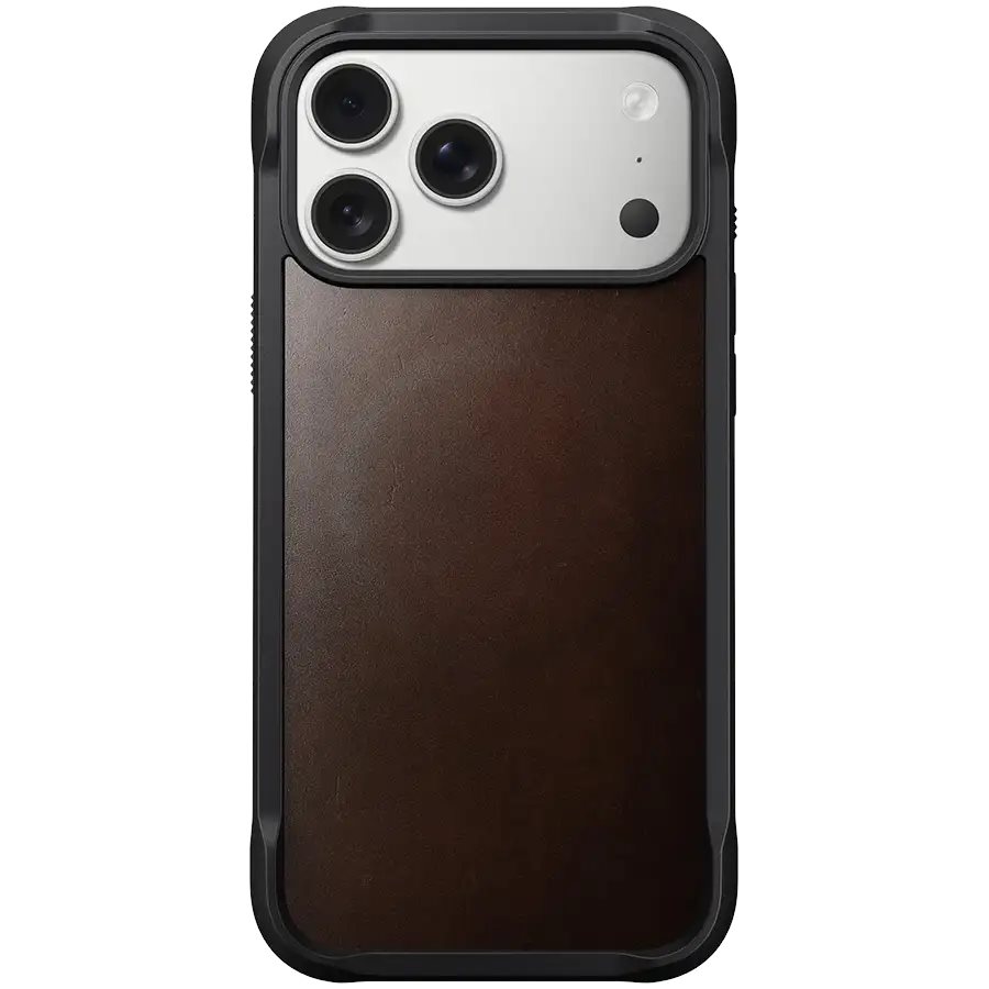 Чехол Nomad Horween Rugged leather iPhone 17 Pro Max Brown