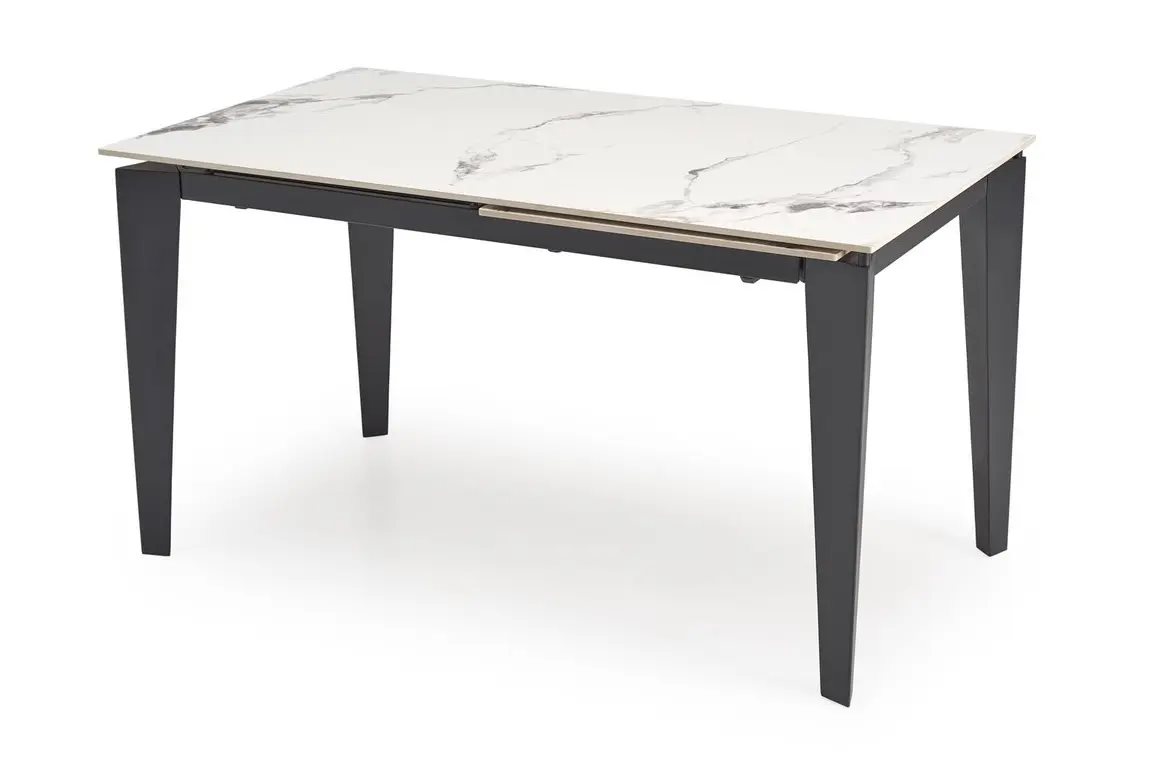 Masă de bucătărie HALMAR FELIX White Marble/Black