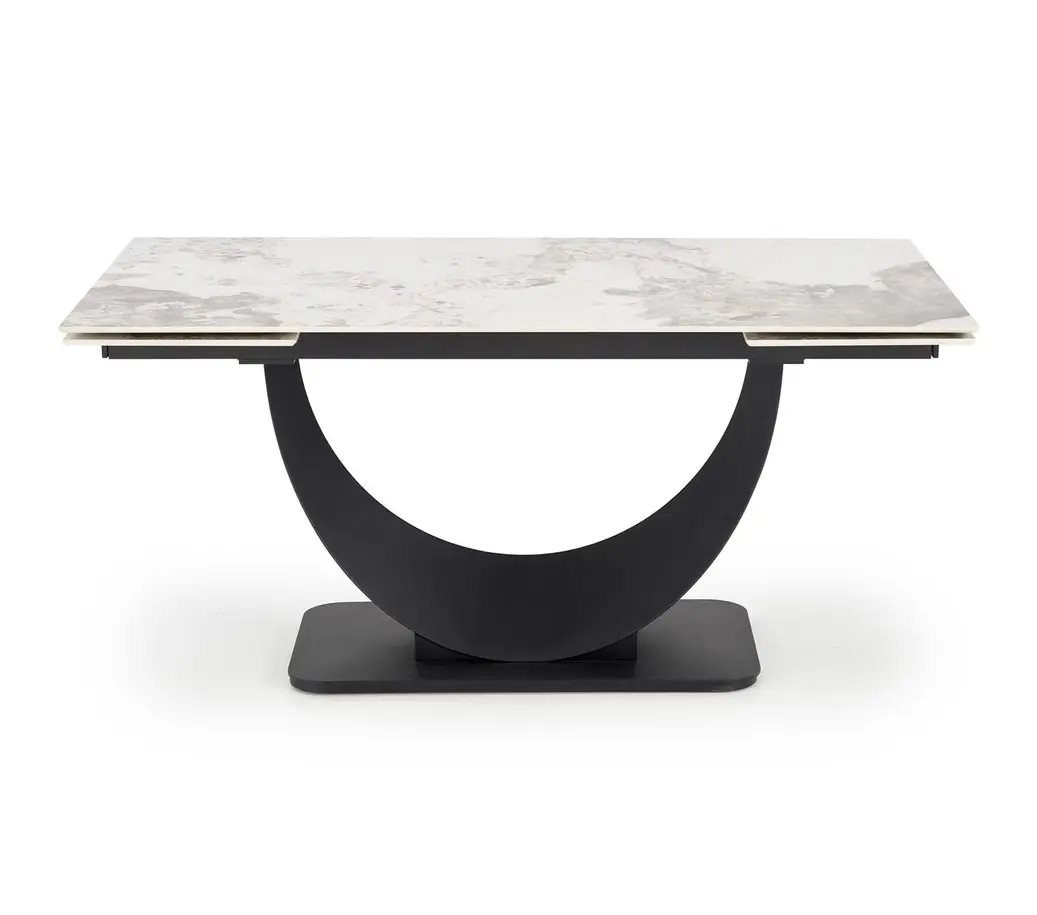Стол для кухни HALMAR FERNANDO White Marble/Black