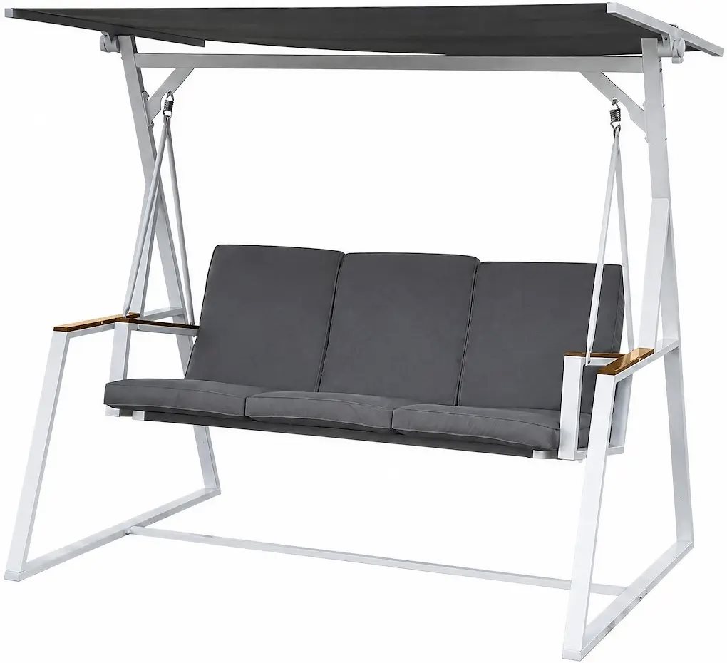 Садовые качели Jumi OM-318878 White/Dark Grey