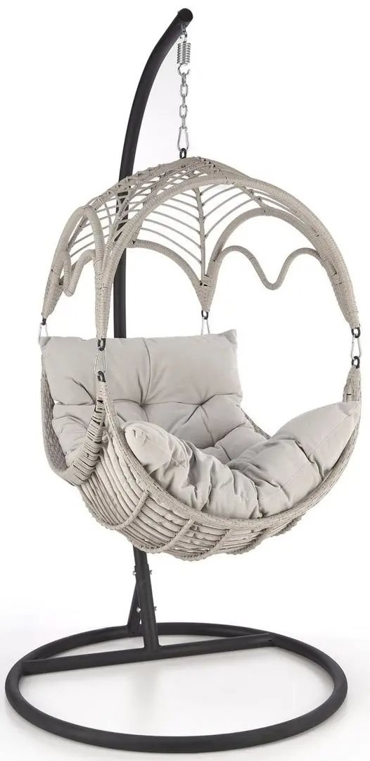 Кресло-кокон Halmar Rasmus Light Grey