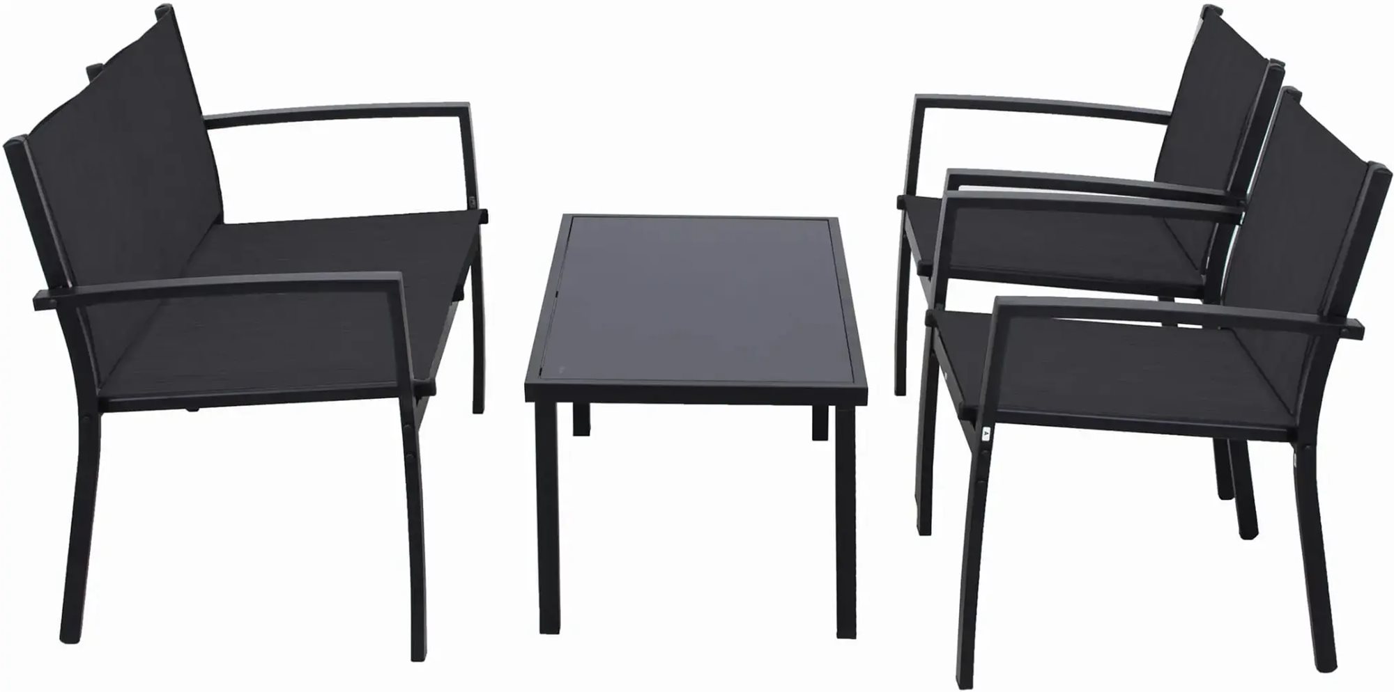 Set mobilier de gradina Jumi OM-259027 Black