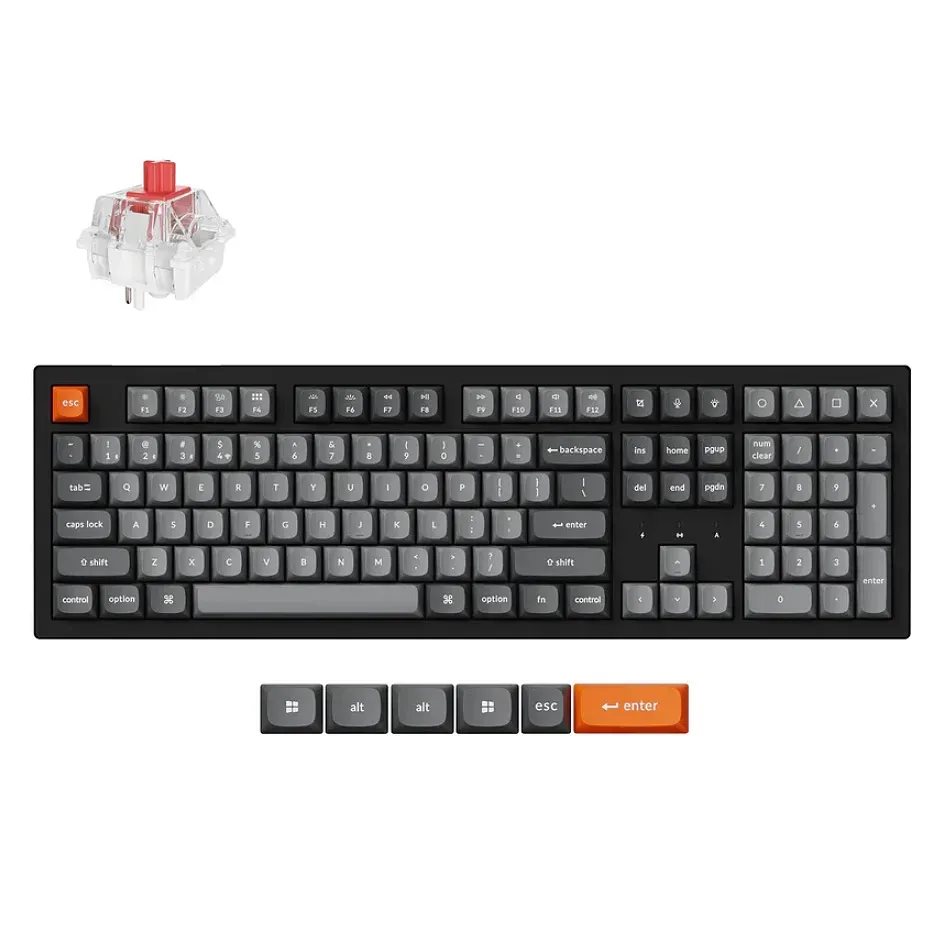 Tastatură Wireless Keychron K10 Max QMK K10M-H1-RU Black