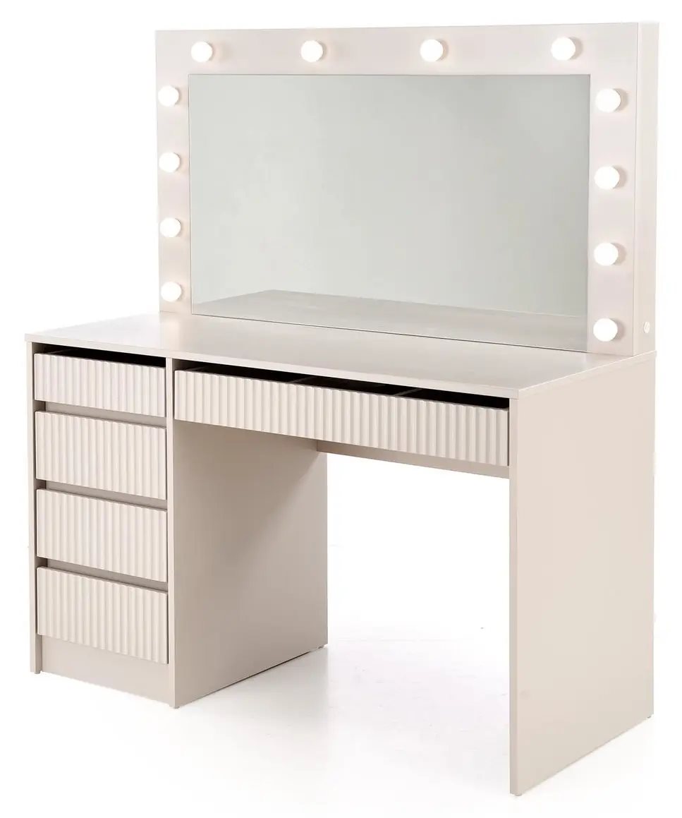 Туалетный столик LED Halmar Hollywood 2 XL Cashmere