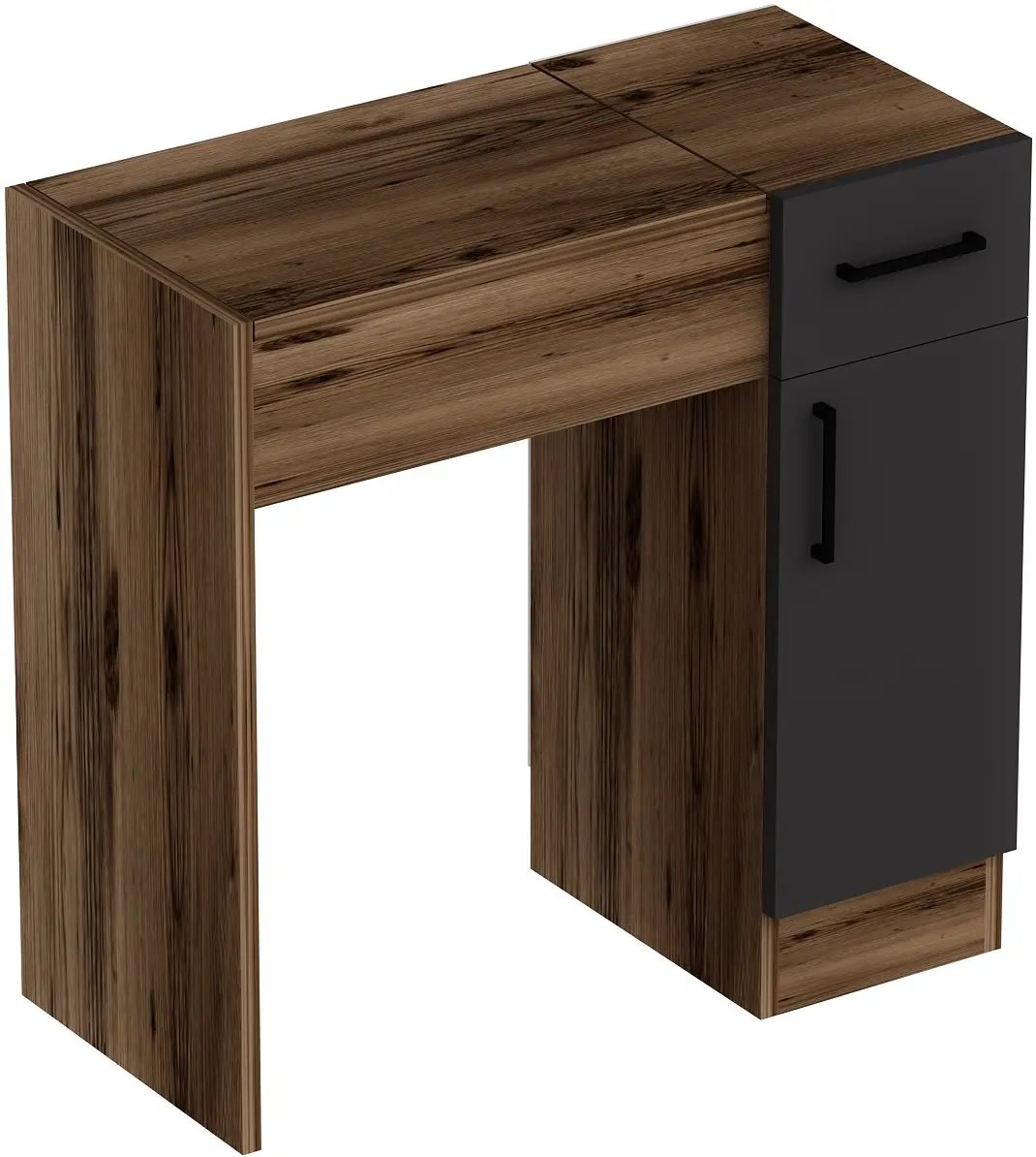 Туалетный столик Mirage Meble Inci Light Walnut/Anthracite