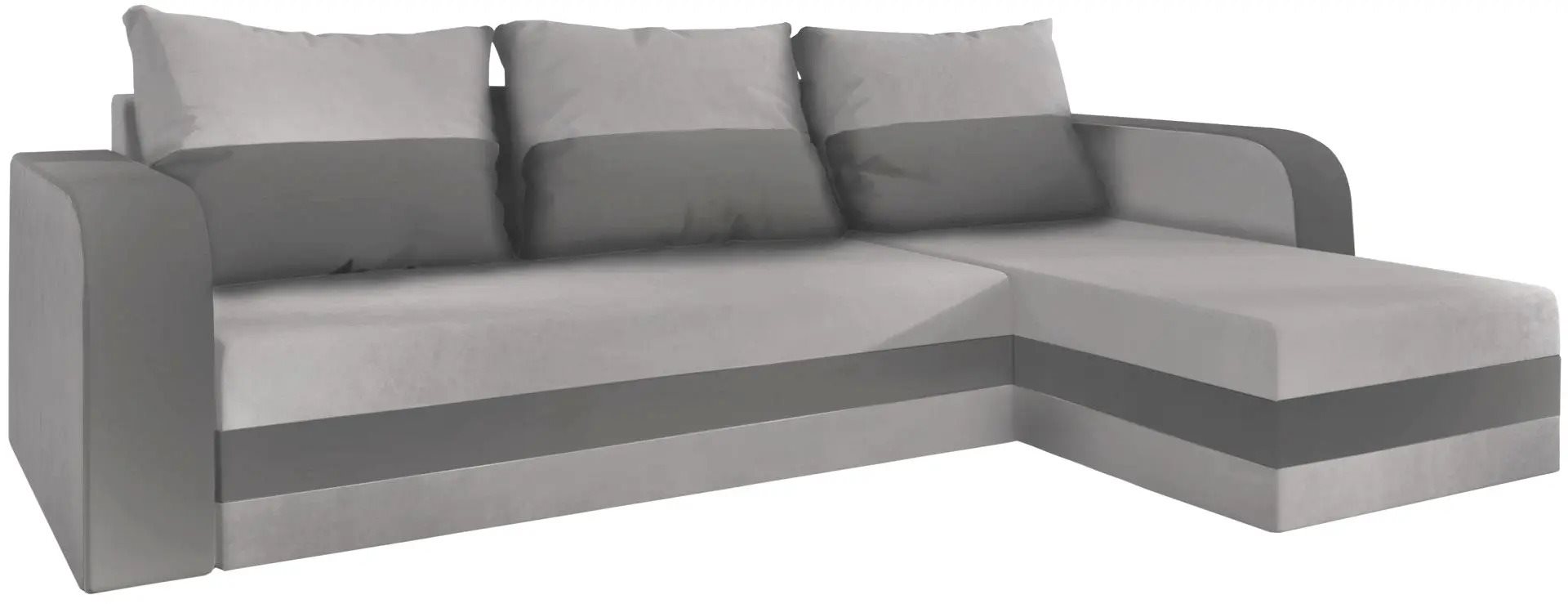 Диван угловой Space Meble Hewlet Bis Sawana 05/Sawana 14 (Dark Gray/Black)
