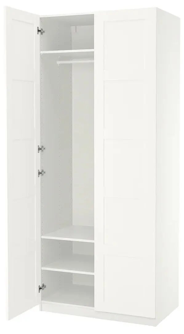Шкаф Ikea Pax/Bergsbo 100x60x236см Белый