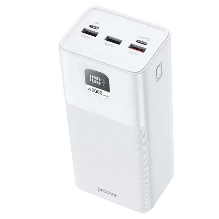 Baterie externă Proove Giant 40000mAh 100W, White