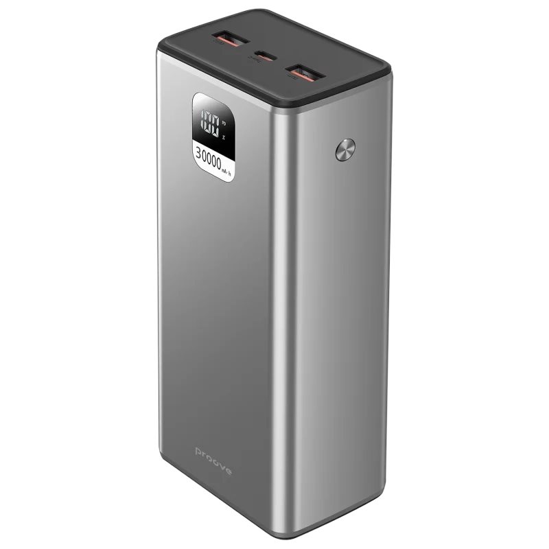 Внешний аккумулятор Proove Guardian 30000mAh 22.5W, Metal Gray