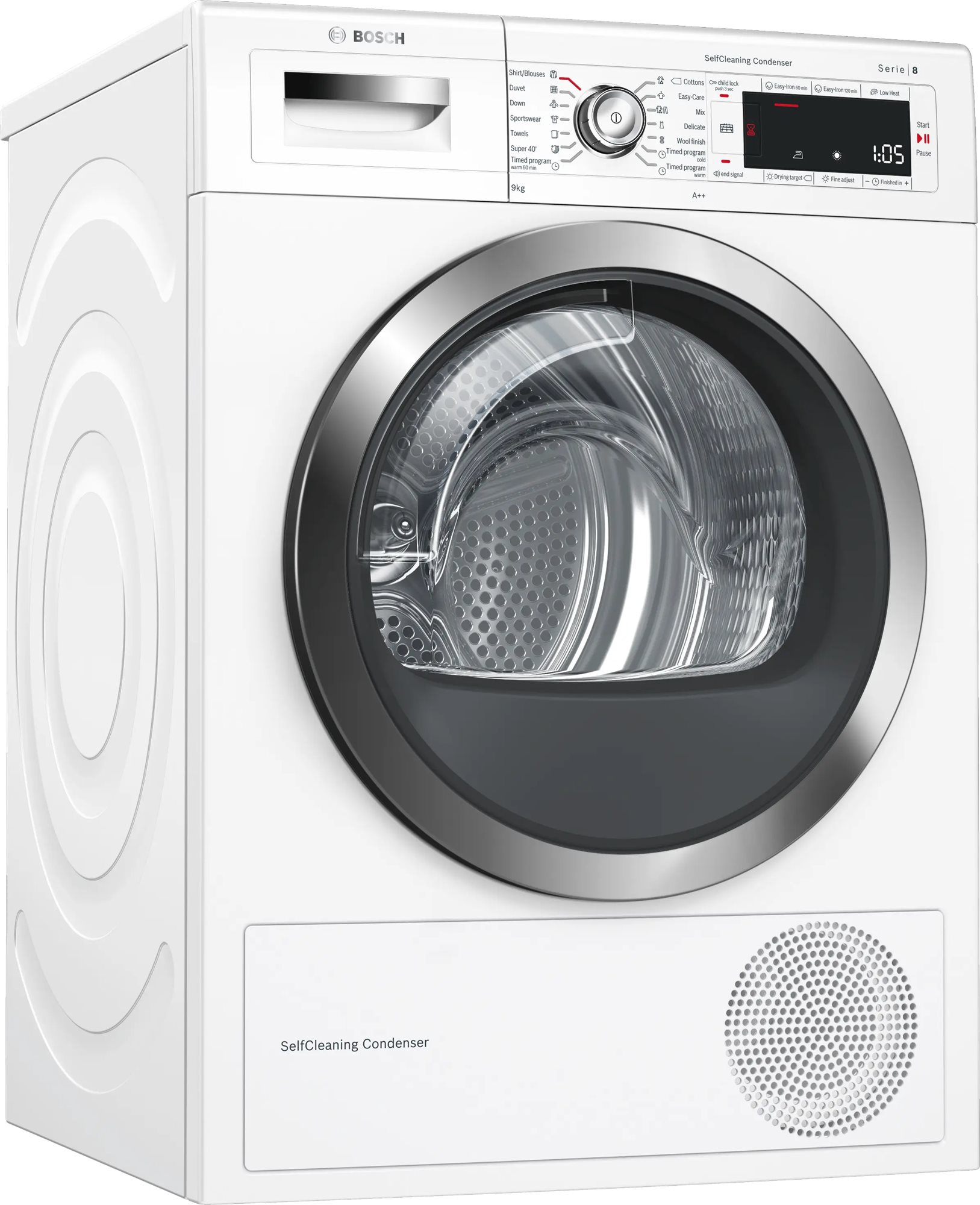 Uscător de rufe BOSCH WTW85551BY