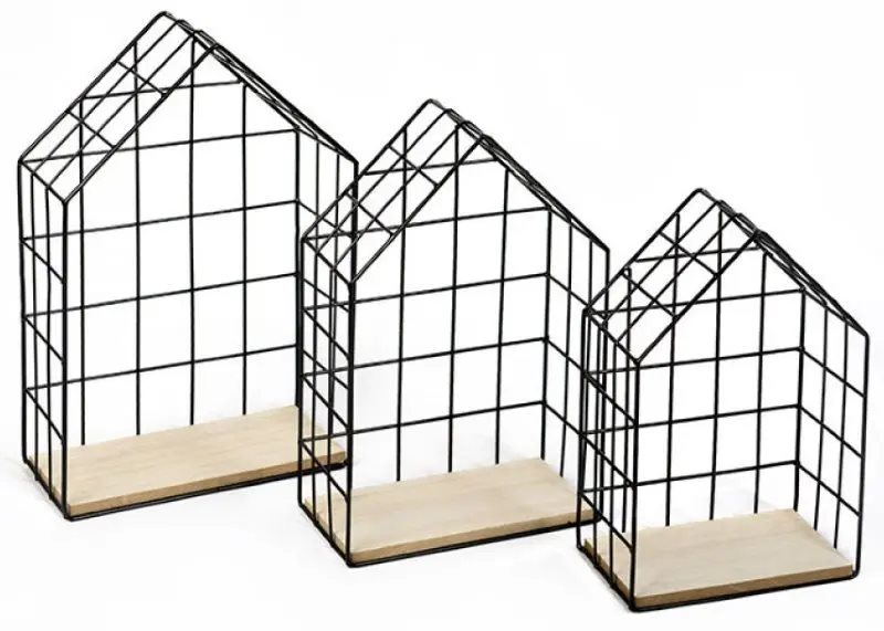 Set rafturi Mobhaus Azuri, Natural/Black