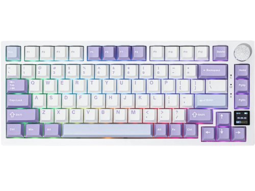 Tastatură Ajazz AK820 PRO Purple-White-Blue