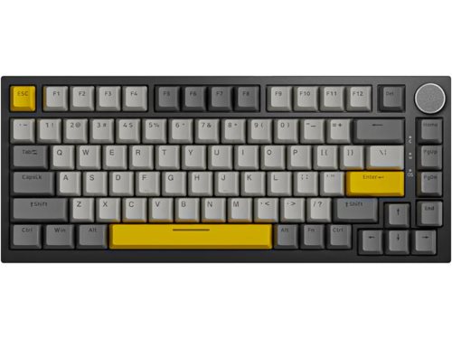 Клавиатура Ajazz AK820 Gray-White-Yellow