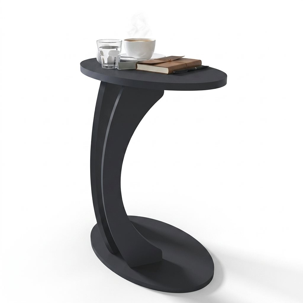 Măsuță de cafea Bofigo Ellipse Anthracite