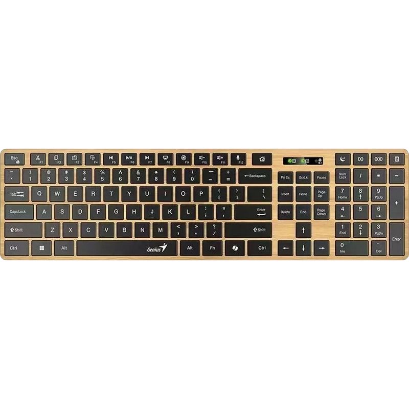 Клавиатура Genius SlimStar 7250BT, EN/RU, Pine Wood