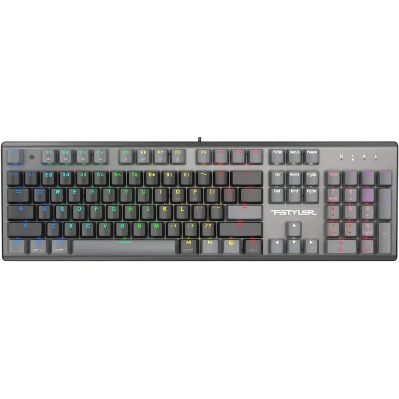 Клавиатура A4Tech FS100, EN/RU/RO, Black