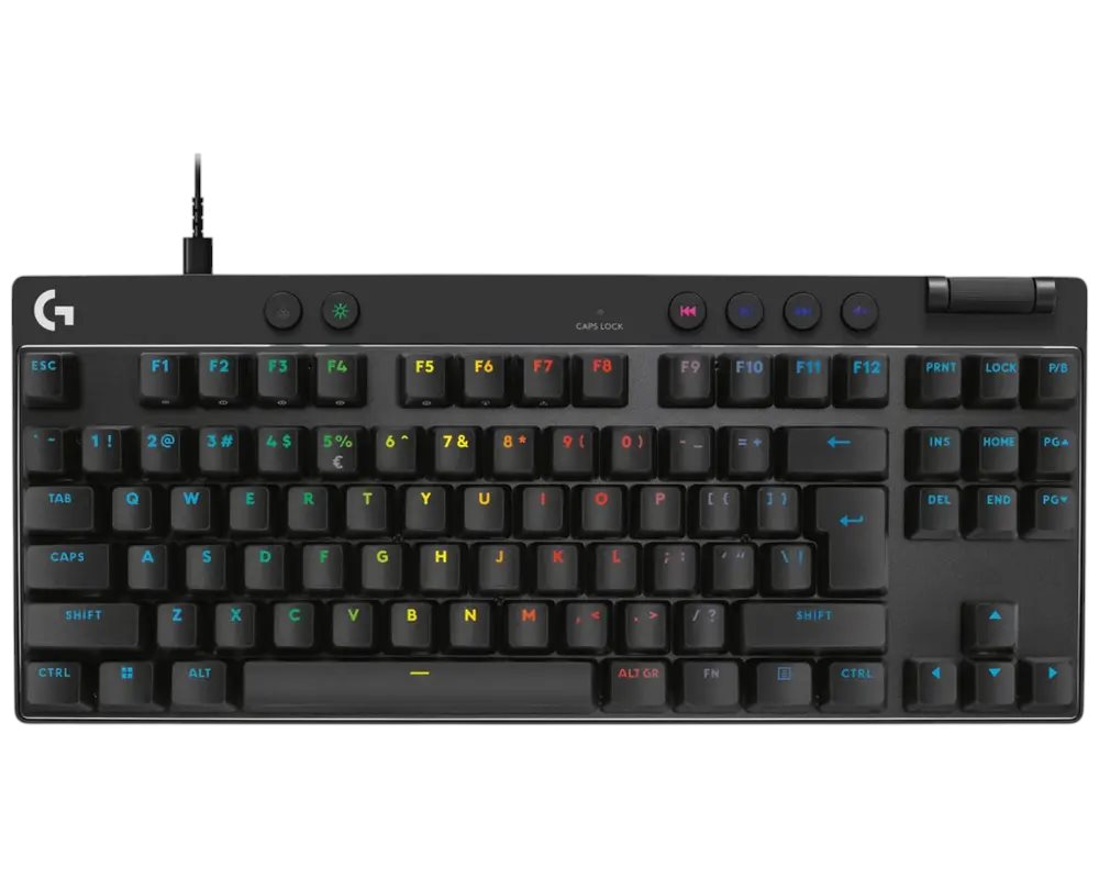Tastatură Logitech G PRO X TKL Rapid, EN, Black