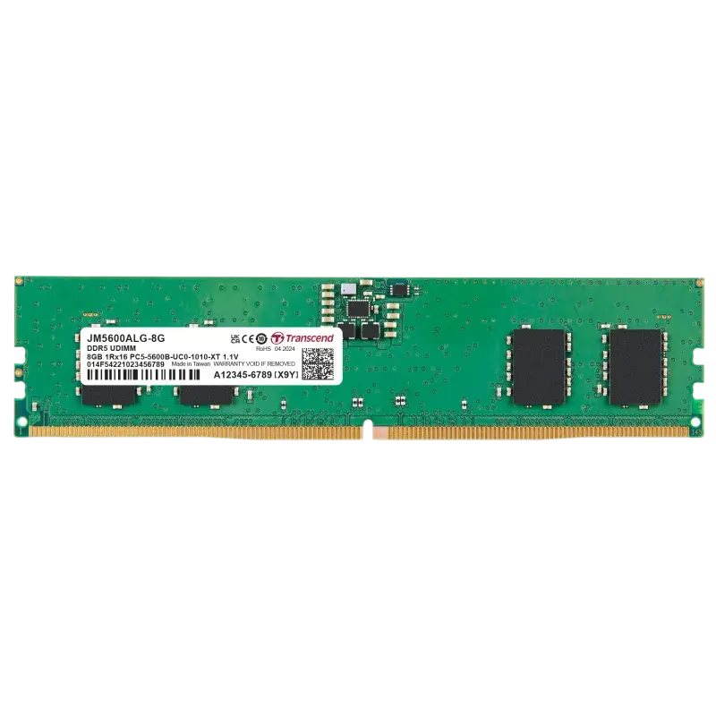 Оперативная память Transcend JetRam 8GB DDR5- 5600MHz (JM5600ALG-8G)