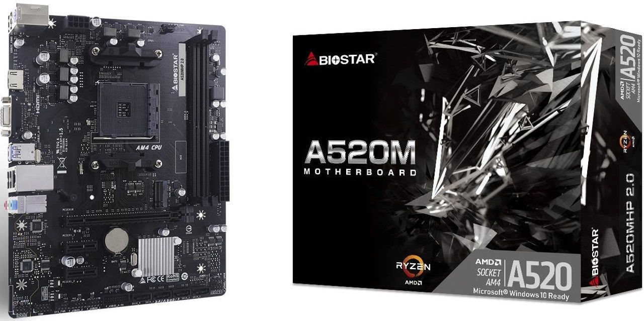 Placă de bază BIOSTAR A520MHP 2.0