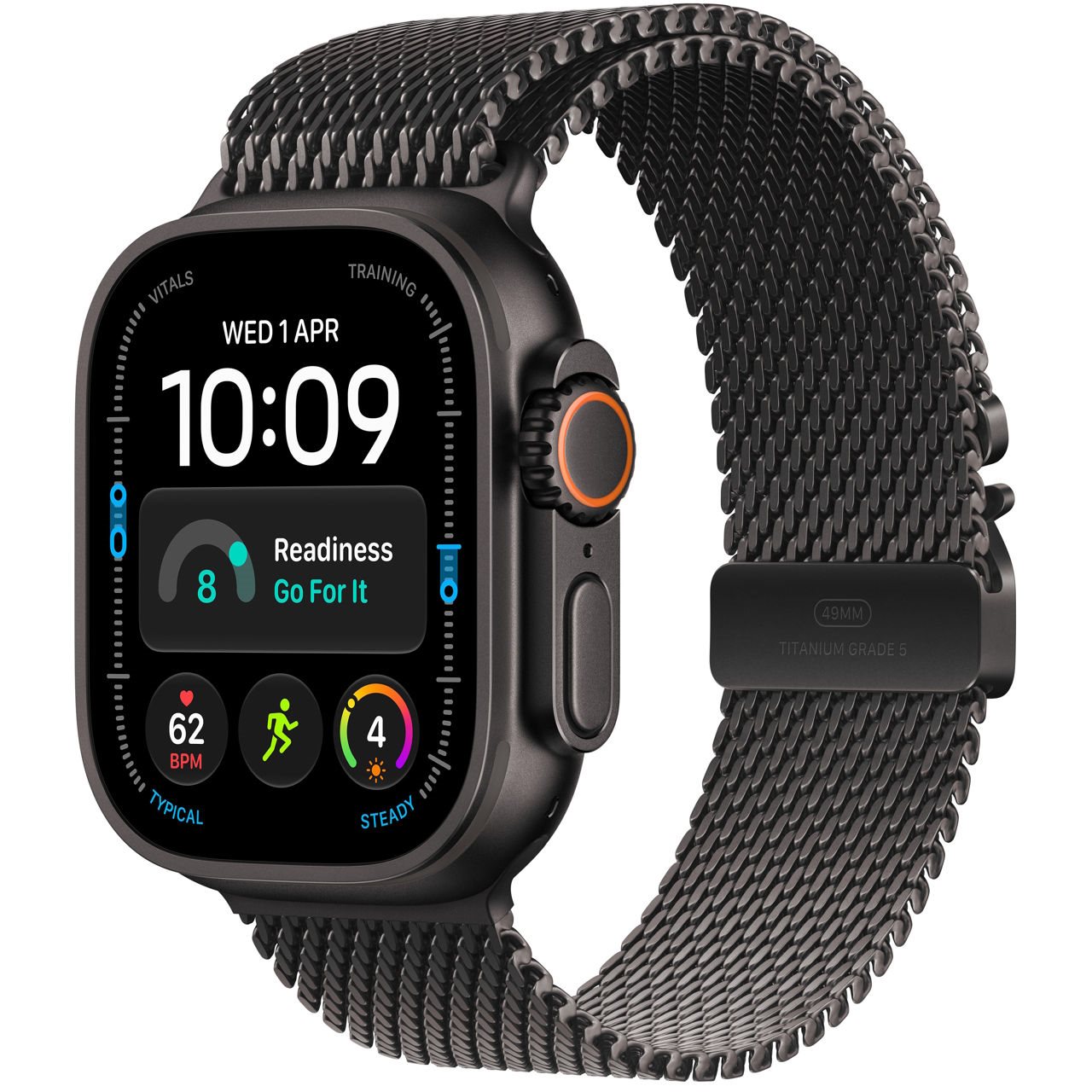 Умные часы Apple Watch Ultra 4 GPS + LTE 49mm MJAX4 Black Titanium Case Black Titanium M/L L