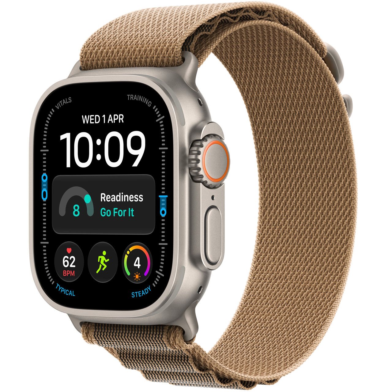 Умные часы Apple Watch Ultra 4 GPS + LTE 49mm MJAF4 Natural Titanium Case Desert Alpine Loop M