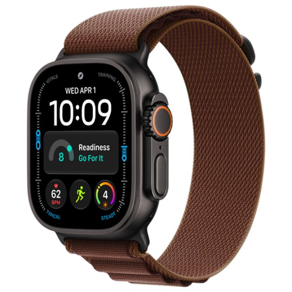Умные часы Apple Watch Ultra 4 GPS + LTE 49mm MJC04 Black Titanium Case Burgundy Alpine Loop S