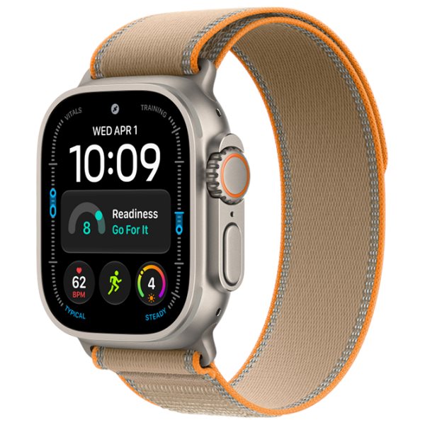 Умные часы Apple Watch Ultra 4 GPS + LTE 49mm MJAQ4 Natural Titanium Case Sand Trail Loop M/L