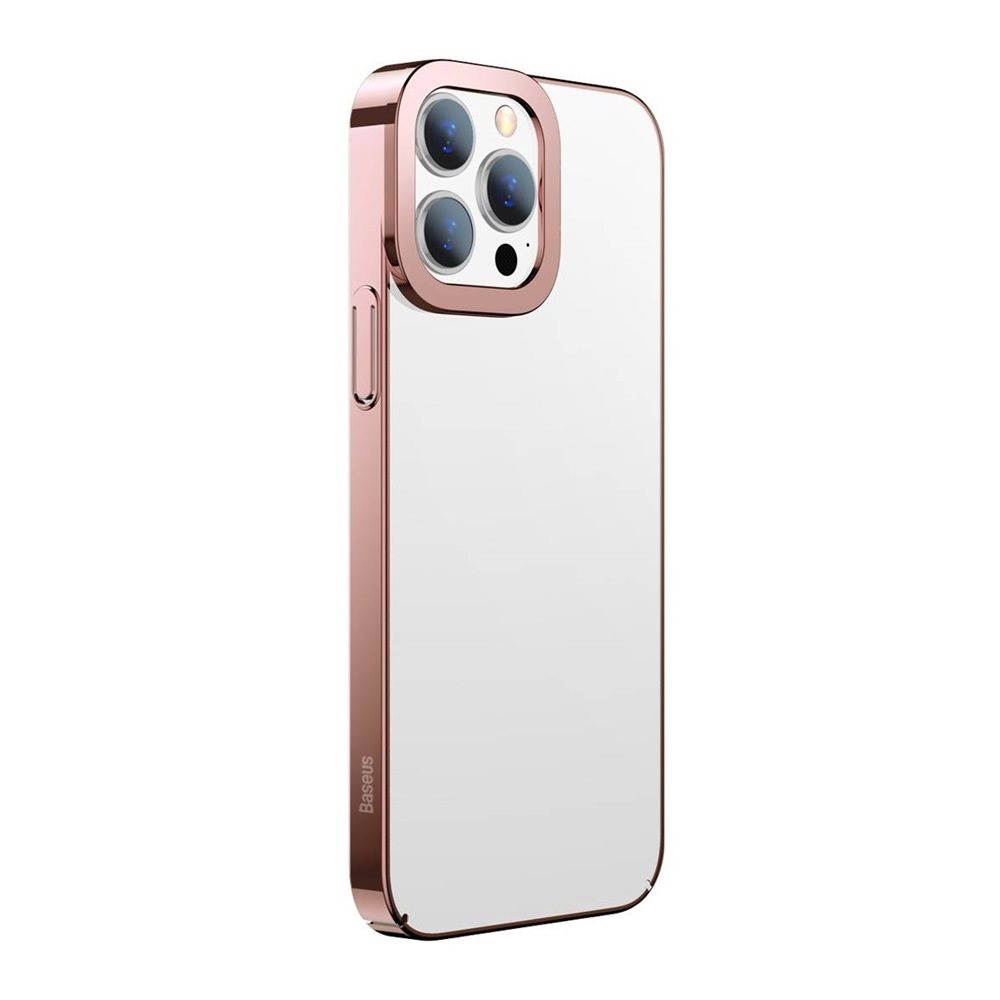 Husă Baseus for Phone iPhone 13 Pro Max Glitter Pink