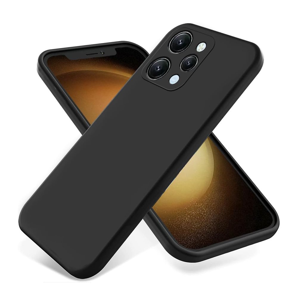 Husă Helmet Liquid Silicone Redmi 12 Black