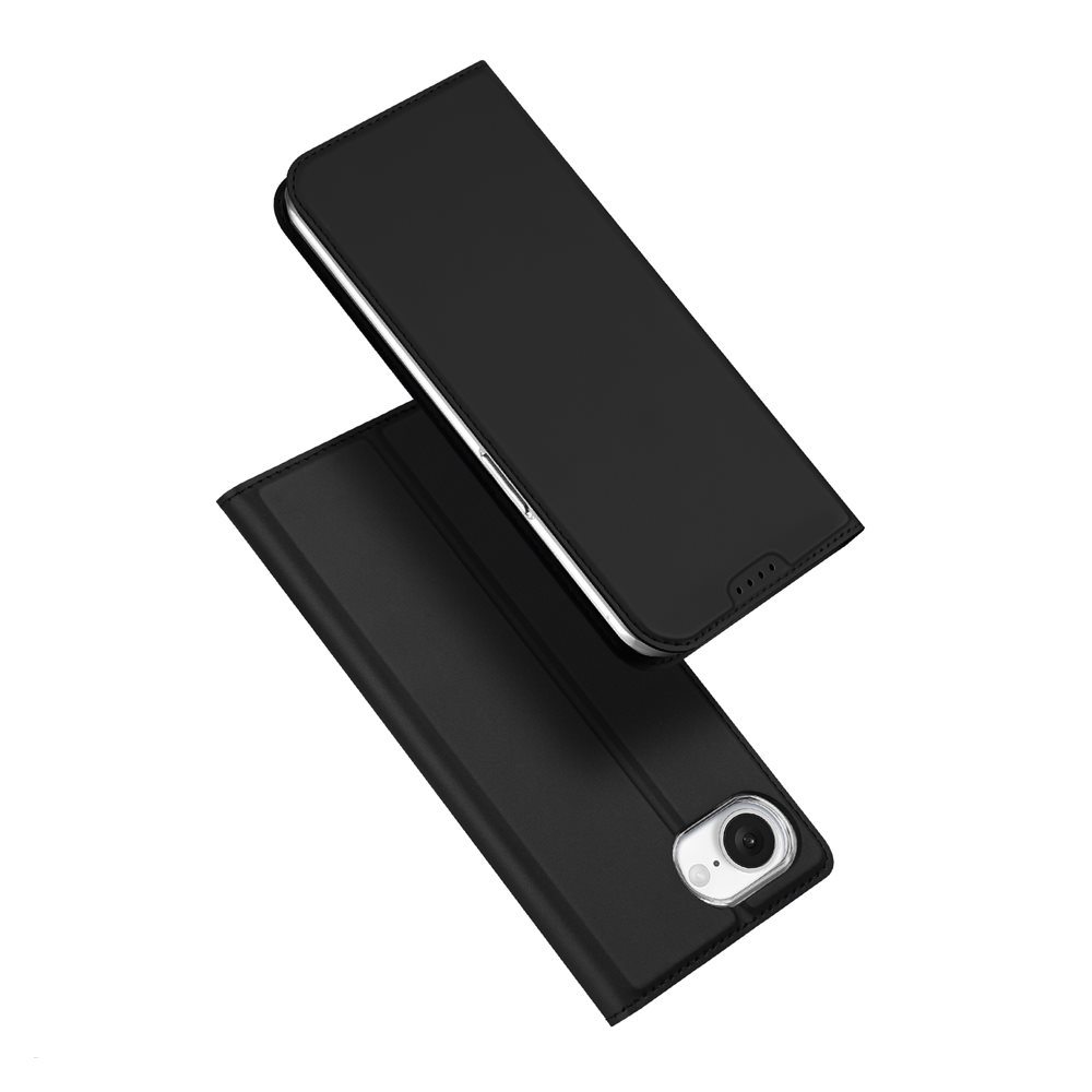 Husă DUX DUCIS iPhone 16e/17e Flip SkinPro Black