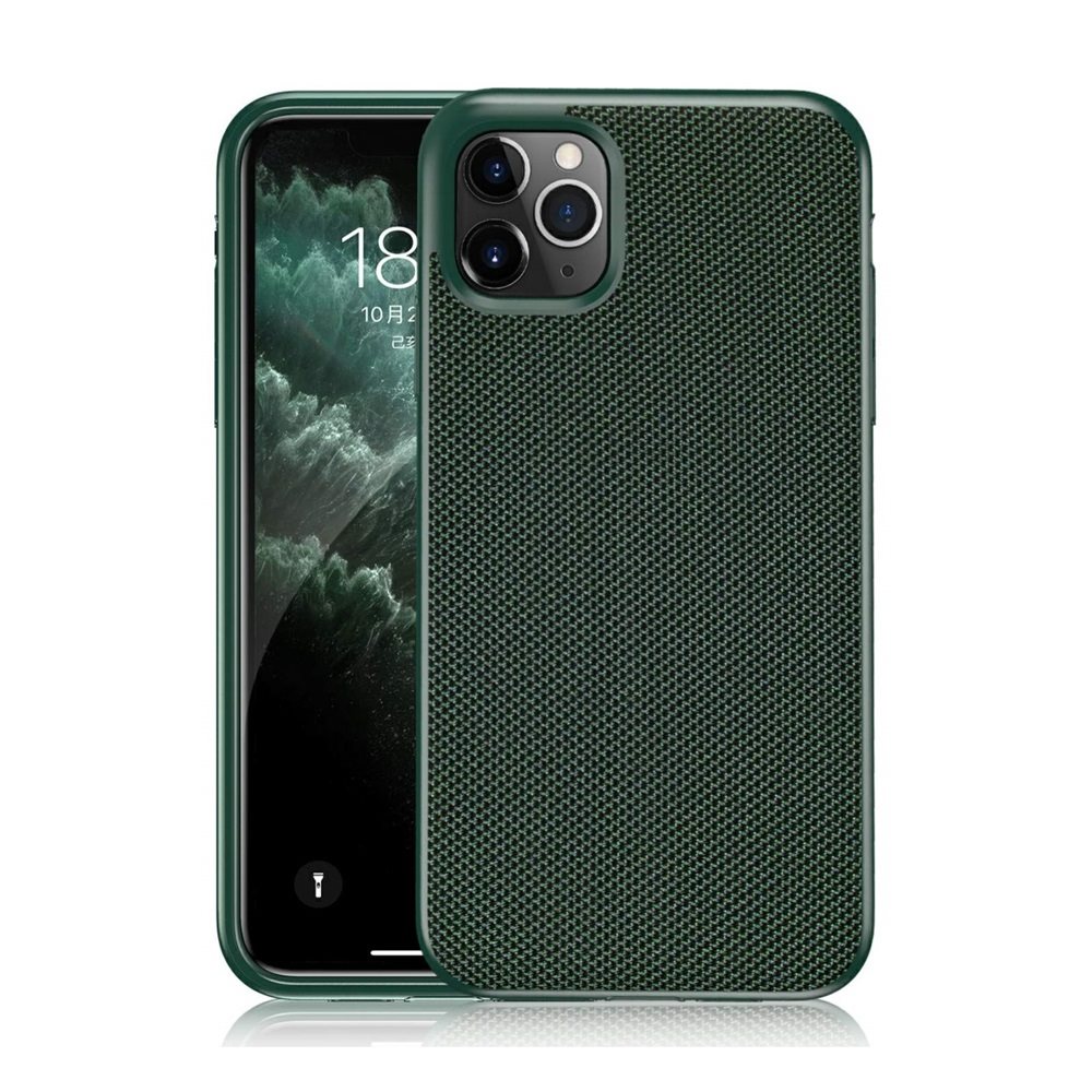 Husă Helmet iPhone 11 Pro Max TPU Nylon Green