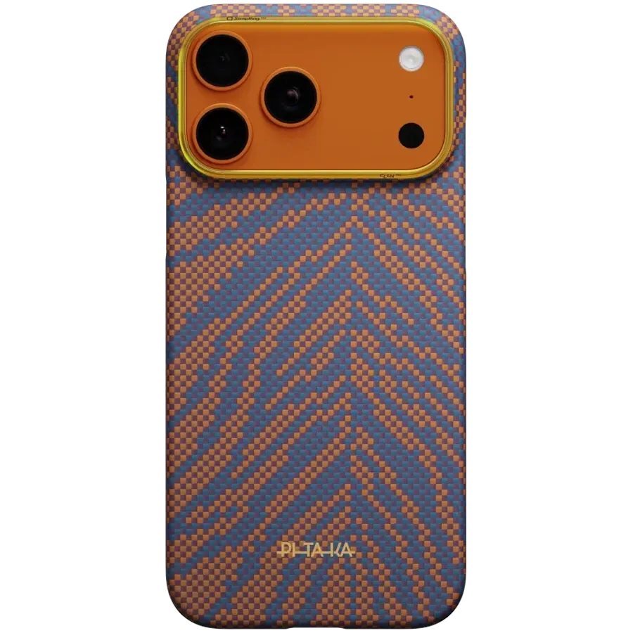 PITAKA Breath Veins iPhone 17 Pro Burning Orange