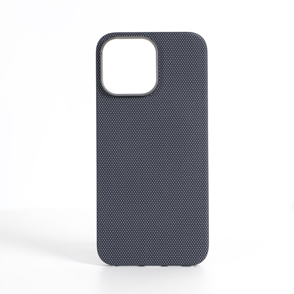 Husă VANTA iPhone 16 Pro Carbon Ring Plain 600D MagSafe, Plain White