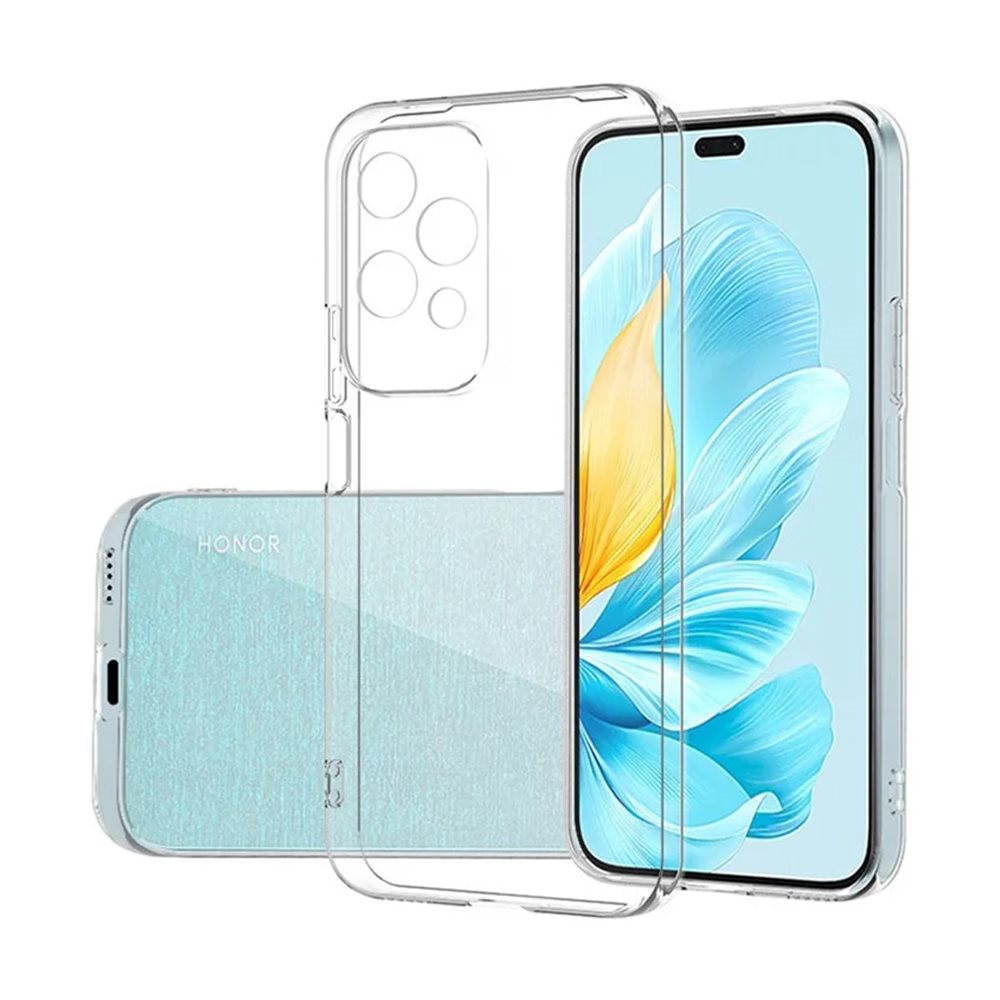 Husă WOO Honor 200 Lite TPU Soft, Clear