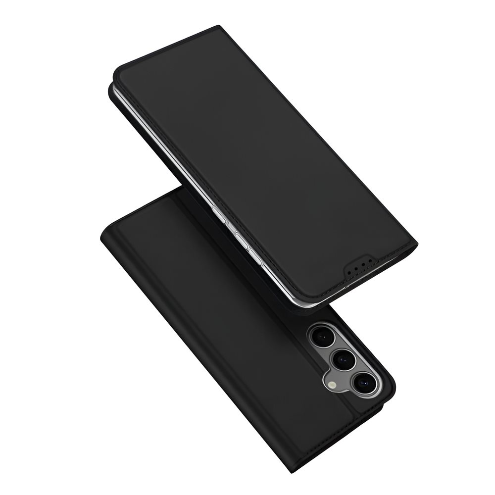 Husă DUX DUCIS Samsung Galaxy S25 Plus Flip SkinPro Black