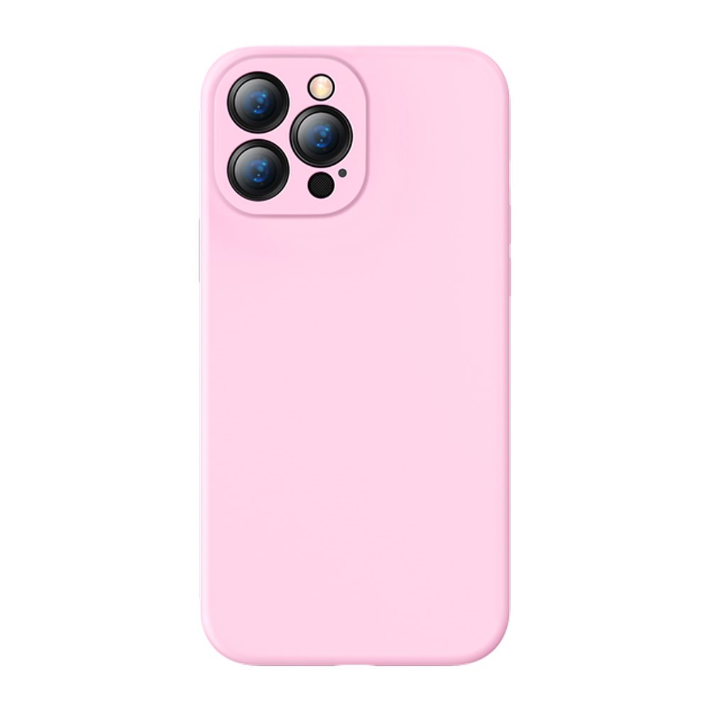 Husă Baseus Liquid Silica Gel Protective iPhone 13 Pro Max, Pink