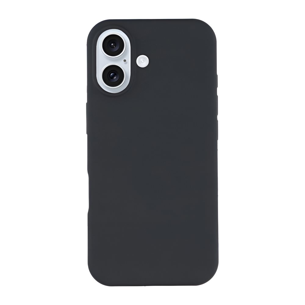 Husă WOO iPhone 17 Liquid Silicone, Black