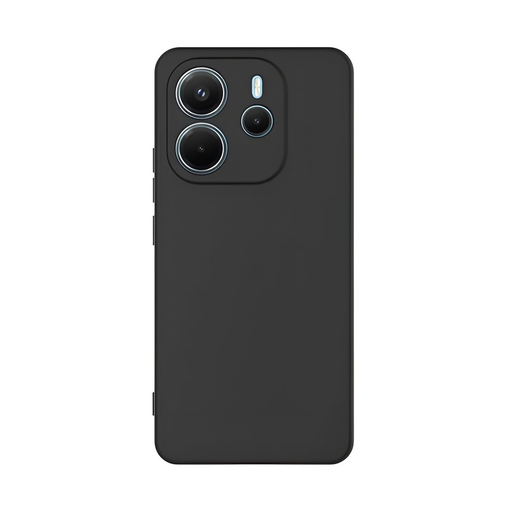 Husă WOO Xiaomi Redmi Note 14 4G Silicone Neo Soft, Black