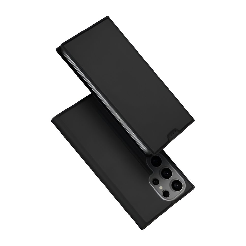 Husă DUX DUCIS Samsung Galaxy S25 Ultra Flip SkinPro Black