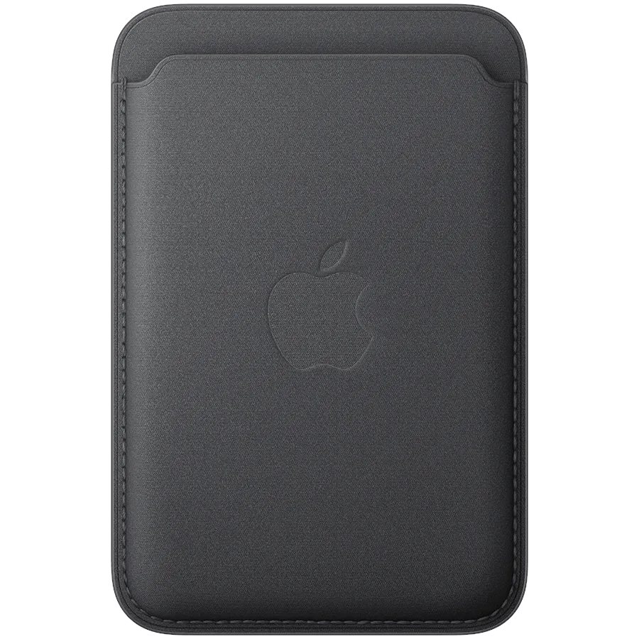 Чехол iPhone FineWoven Wallet MagSafe Black