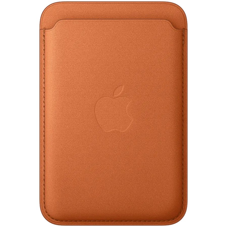 Чехол iPhone FineWoven Wallet MagSafe Fox Orange