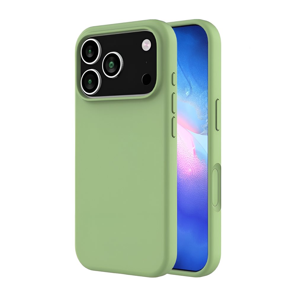 Чехол WOO iPhone 17 Pro Liquid Silicone, Green