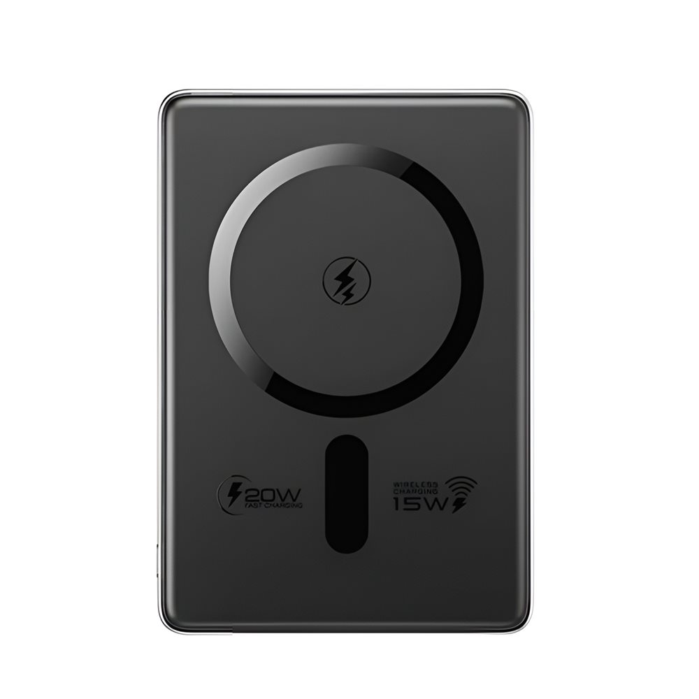 Powerbank BAVIN Magnetic Wireless 5000mAh, Ultra-Slim, Grey